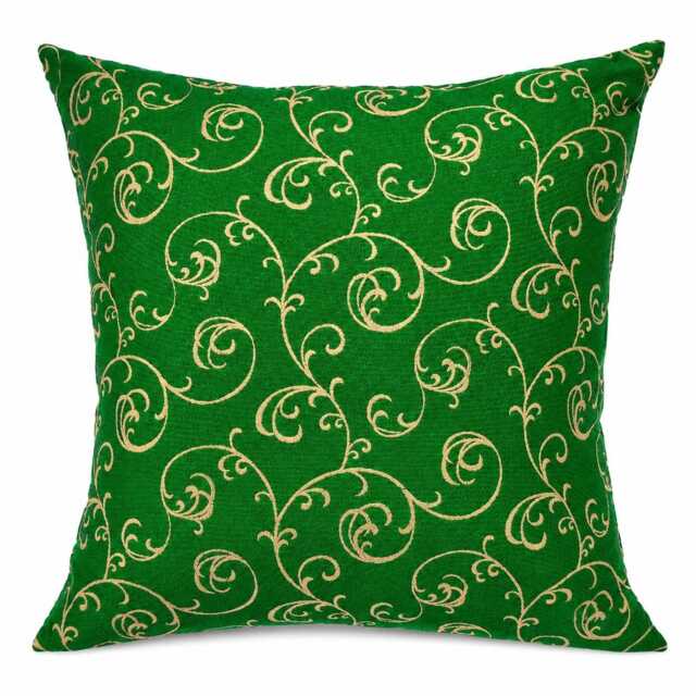 Green Cushion Covers, Christmas Pillow Gift Cushions, Decor, Decorative Pillows, Designer Christmas Pillows - image 1