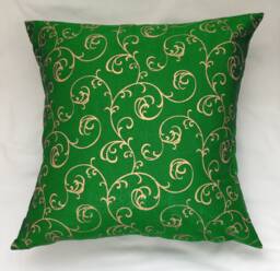 Green Cushion Covers, Christmas Pillow Gift Cushions, Decor, Decorative Pillows, Designer Christmas Pillows - thumbnail 1