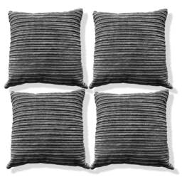 Set Of 4 Jumbo Cord Scatter Cushions Complete With Cushion Pads Furniture Inserts Plush Cushions Cushion UK - thumbnail 4