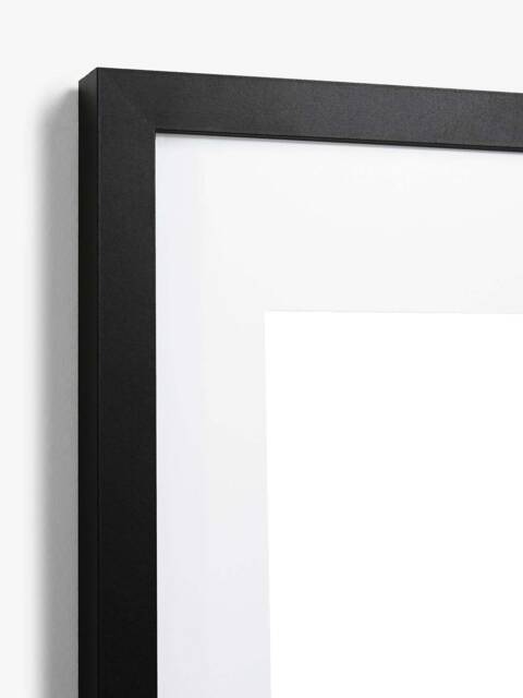 Thin Black & White A1 A2 A3 A4 A5 Photo Frame/Plastic Glass Fitted Perspex - Quick Dispatch & Fast Delivery Made in UK - image 1