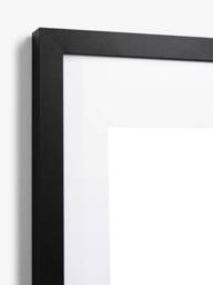 Thin Black & White A1 A2 A3 A4 A5 Photo Frame/Plastic Glass Fitted Perspex - Quick Dispatch & Fast Delivery Made in UK - thumbnail 1