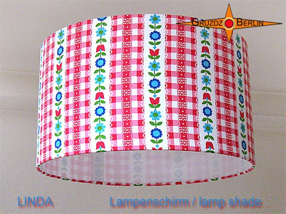 Retro Lampshade Linda ??35 cm Vintage Lamp Prilblumen 70S - image 1