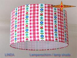 Retro Lampshade Linda ??35 cm Vintage Lamp Prilblumen 70S - thumbnail 1