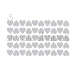 Gold Heart Wall Decals Nursery & Kids Decor - Set Of 50 - thumbnail 3