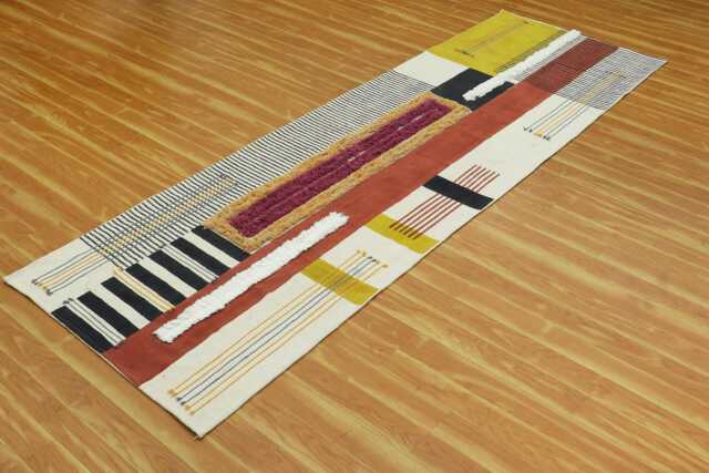 Hand Block Printed Cotton Hallway Runner Rug - Boho Style - image 1