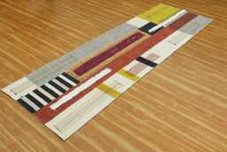 Hand Block Printed Cotton Hallway Runner Rug - Boho Style - thumbnail 1