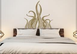 Octopus Tentacles Wall Decal Kraken Nautical Decor, Marine Life Art #54 - thumbnail 1