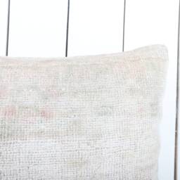 Vintage Turkish Kilim Lumbar Pillow Cover 12x24 Inch, Handmade - thumbnail 3