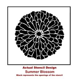 Summer Blossom Wall Art Stencil - Wall Art Stencils Easy To Use Stencils For A Quick Room Update Floral Walls - thumbnail 4