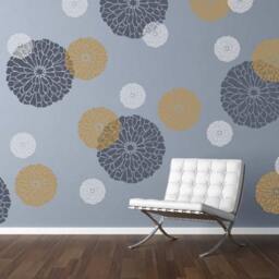 Summer Blossom Wall Art Stencil - Wall Art Stencils Easy To Use Stencils For A Quick Room Update Floral Walls - thumbnail 2