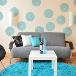 Summer Blossom Wall Art Stencil - Wall Art Stencils Easy To Use Stencils For A Quick Room Update Floral Walls - thumbnail 3