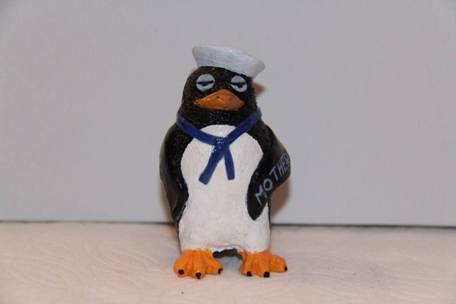 Classy Sailor Penguin Figure Novelty - image 1