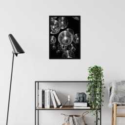 Vintage Discoball Aesthetic Print, Luxury Fashion, Fine Art Photography Wall Art, Museum Quality Classic Black & White Poster - thumbnail 2