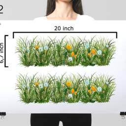 Grass Wall Decals With Dandelions, Home D??cor, Kitchen For Tile, Walls, Furniture, Hand-Painted Interior - thumbnail 4