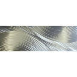 Silver Abstract Metal Wall Art, Indoor Outdoor, - thumbnail 3