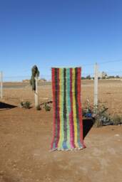 Custom Wool Runner Rug Colorful Moroccan Berber Boujaad Rug - thumbnail 1