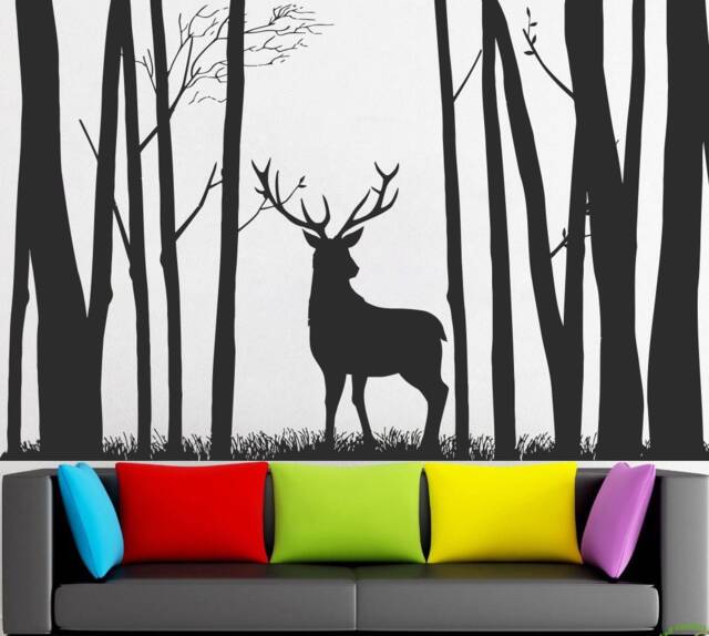 Tree Branch Wall Decal Removable Vinyl Sticker T421 - image 1