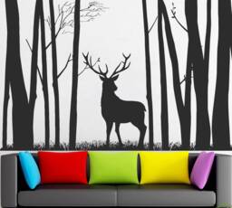 Tree Branch Wall Decal Removable Vinyl Sticker T421 - thumbnail 1