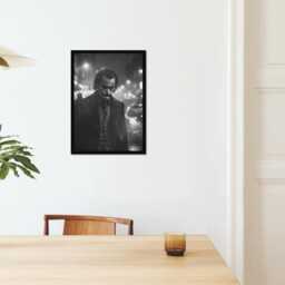 Vintage Joker Chicago Heath Ledger Print, Hollywood Actor Poster, Fine Art Photography Wall Art, Museum Quality, Movie Black & White Print - thumbnail 2