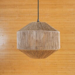Handmade Macrame Chandelier, Modern Farmhouse Lighting - thumbnail 3