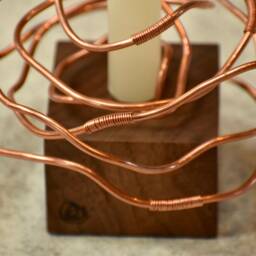 Rose Collection - Handmade Candle Holder, Shelf Decor - thumbnail 4