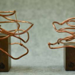 Rose Collection - Handmade Candle Holder, Shelf Decor - thumbnail 2
