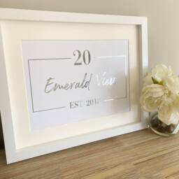 Our First Home, New First Home Print For Couple, Gift, Personalised Home Couples New Housewarming - thumbnail 1