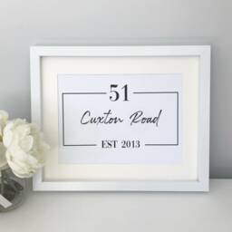 Our First Home, New First Home Print For Couple, Gift, Personalised Home Couples New Housewarming - thumbnail 2