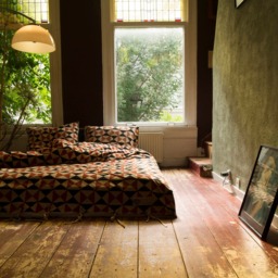 "Herbally Dyed Hand Block Printed Cotton Duvet Cover " - thumbnail 2