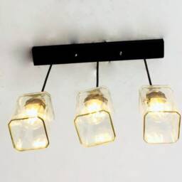 Industrial Light Fixture - Chandelier Ceiling Lamp Made From Jack Daniels For Home, Bar & Kitchen Island - thumbnail 2