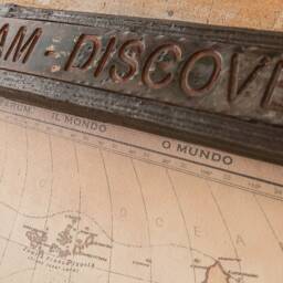 Antique Style World Map Modern 2026 Cotton Canvas Wall Art - thumbnail 3