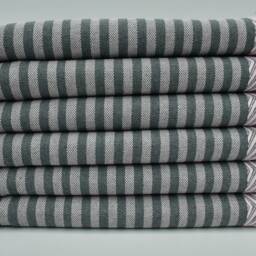 "Lilac & Dark Gray Towel, Diamond Towel, Turkish Peshtemal, Turkish Towel, 40""x70" - thumbnail 2