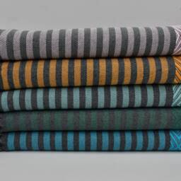 "Lilac & Dark Gray Towel, Diamond Towel, Turkish Peshtemal, Turkish Towel, 40""x70" - thumbnail 4