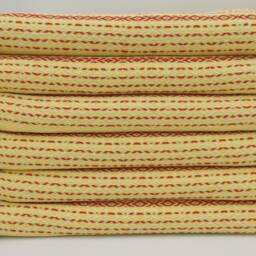 Turkish Towel, Turkish Peshtemal, 40''x70'', Yellow Towel, Cotton Towel, Red Striped Towel, Beach Towel, Small Diamond Towel, B2-K??rm??z?? - thumbnail 2