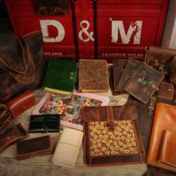 Vintage A4 Leather Portfolio Case Binder 4 Ring , Personalized Organiser Folder With Pockets Business Padfolio - Na405Bc - thumbnail 4