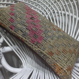 Personalized Pillow, Kilim Pillows, Throw Pillow Cover, 10x20 Textured Cushion, Geometric Case, Fall Covers, 156 - thumbnail 2