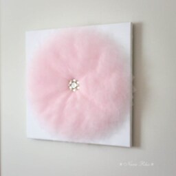 Set Of 3 Large Flower Wall Hanging - 3D Floral Decor Nursery & Kids Room Accent Boho Blossom Art Baby Shower Gift - thumbnail 2