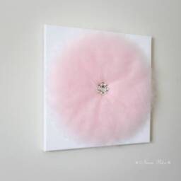 Set Of 3 Large Flower Wall Hanging - 3D Floral Decor Nursery & Kids Room Accent Boho Blossom Art Baby Shower Gift - thumbnail 3