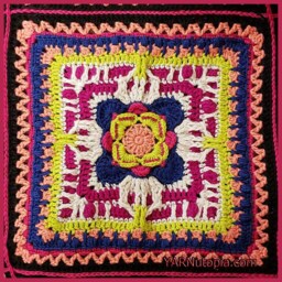 Digital Download PDF Written Crochet Pattern For The Colorful Visions Afghan Blanket - thumbnail 2