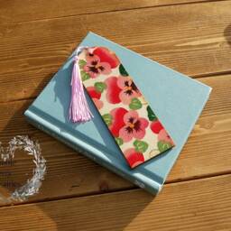 Soap Dispenser Emma Bridgewater Pink Pansy Pansies Hand Wash Decoupaged Glass Handmade - thumbnail 3