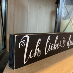 I Love You Wood Sign in Different Languages, Sign, Volim Te, Ich Liebe Dich, Signs - thumbnail 2