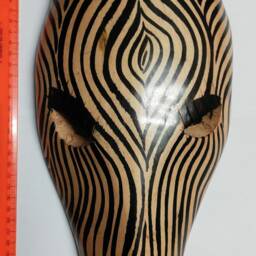 African Zebra Mask From Kenya - thumbnail 2