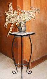 Metal Table Decorated With Mosaics - thumbnail 1