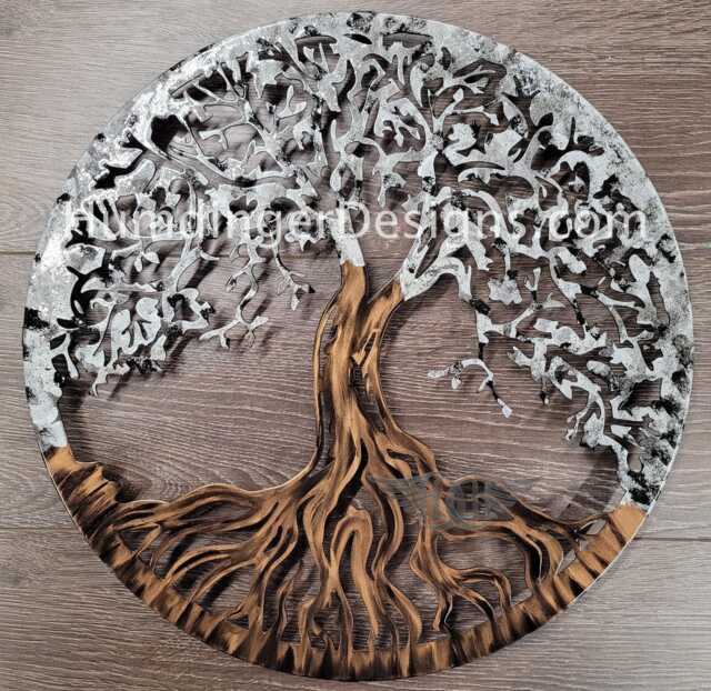 Handmade Steel Tree Of Life Wall Art, 28 - image 1
