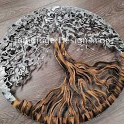 Handmade Steel Tree Of Life Wall Art, 28 - thumbnail 2