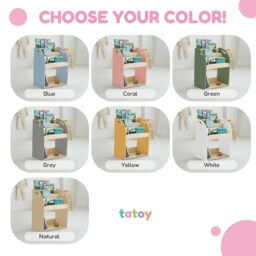 Montessori Kids Room Bookcase, Baby Bookshelf, Children Book Storage, Christmas Toddler Gift - thumbnail 3