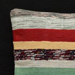 Kilim Pillow Cover 14x14 Moroccan Cushion 35x35 Pillows Kussenhoes Kissen Marokko Tribal Rug - thumbnail 2