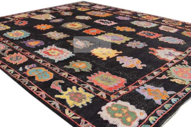 Brown-Gray Area Rug, Handmade Wool Distressed Antique Washed Rug Khaki Cream Soft Blue, Weathered Oriental Neutral Rc_8838 - image 1