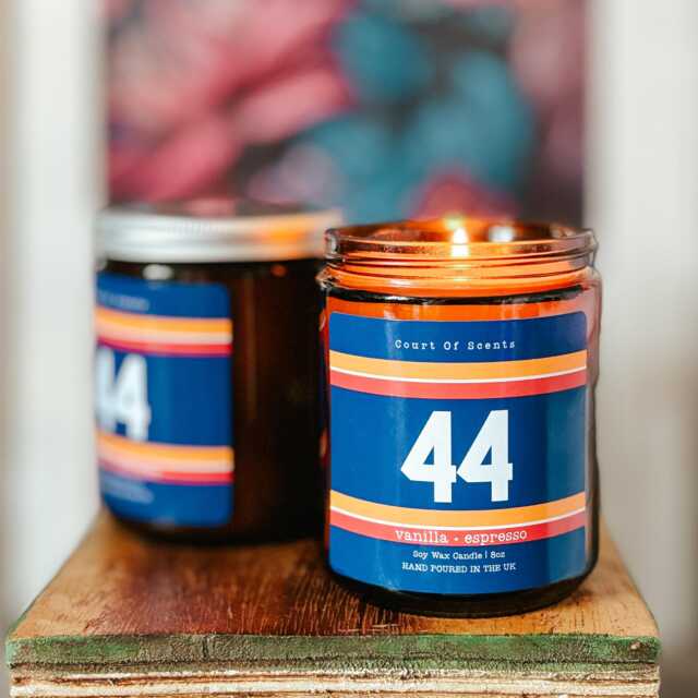 44 Espresso & Vanilla Scented Candle, Bookish Hockey Romance - image 1