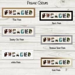 Engaged Photo Frame Word Name Special Gift Engagement - 55 By Photos in A Word - thumbnail 3